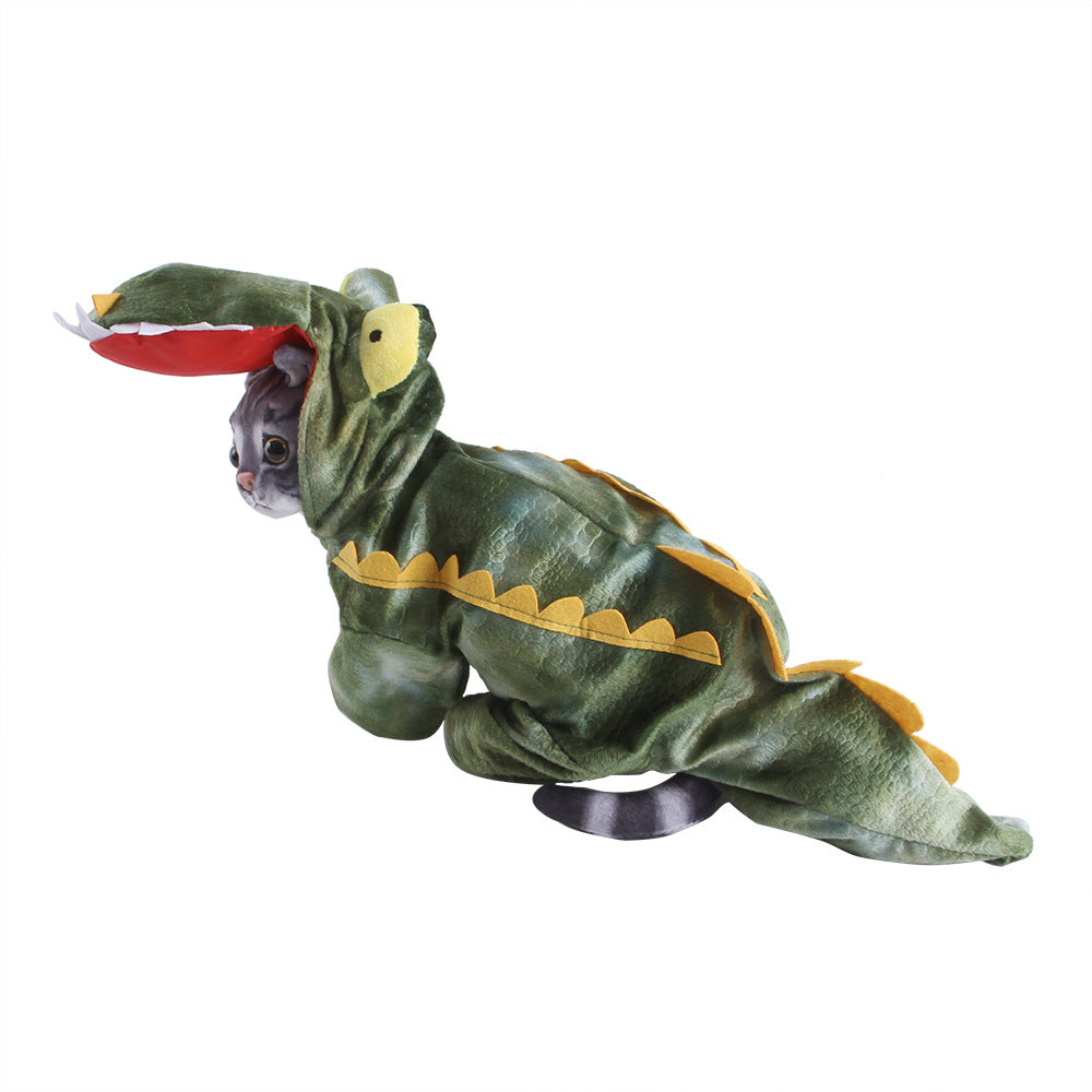Funny Cartoon Pet Clothes for Cats and Dogs – Warm Costume Outfit