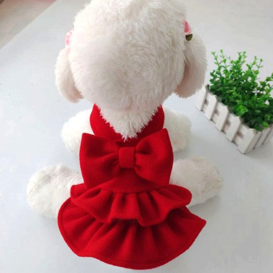 Pet Christmas Dress for Dogs & Cats – Festive Holiday Outfit