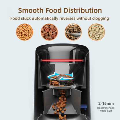 Automatic Pet Feeder with Camera – Smart WiFi App-Controlled Dog & Cat Feeder