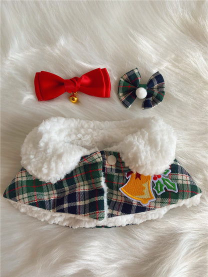 Christmas Cat Shawl – Festive Holiday Pet Cape for Cats