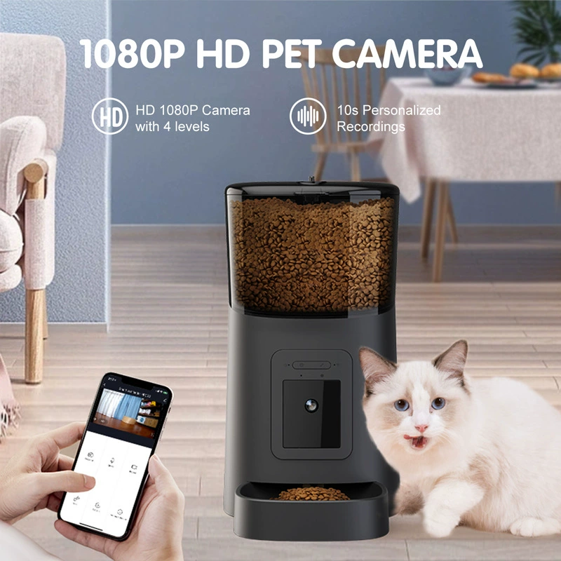 Automatic Pet Feeder with Camera – Smart WiFi App-Controlled Dog & Cat Feeder