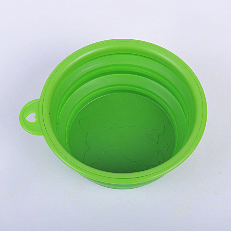 Portable Collapsible Silicone Pet Bowl for Cats & Dogs – Travel Food & Water Bowl