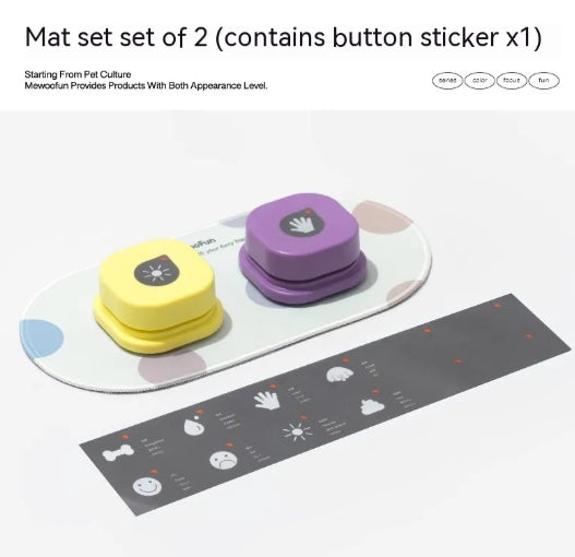 Pet Communication Button for Dogs & Cats – Recordable Training Toy