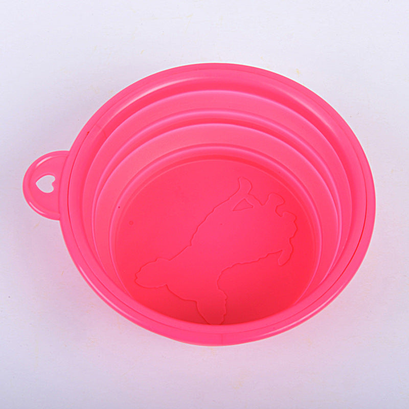 Portable Collapsible Silicone Pet Bowl for Cats & Dogs – Travel Food & Water Bowl