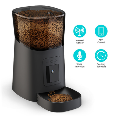 Automatic Pet Feeder with Camera – Smart WiFi App-Controlled Dog & Cat Feeder