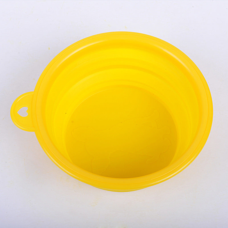 Portable Collapsible Silicone Pet Bowl for Cats & Dogs – Travel Food & Water Bowl