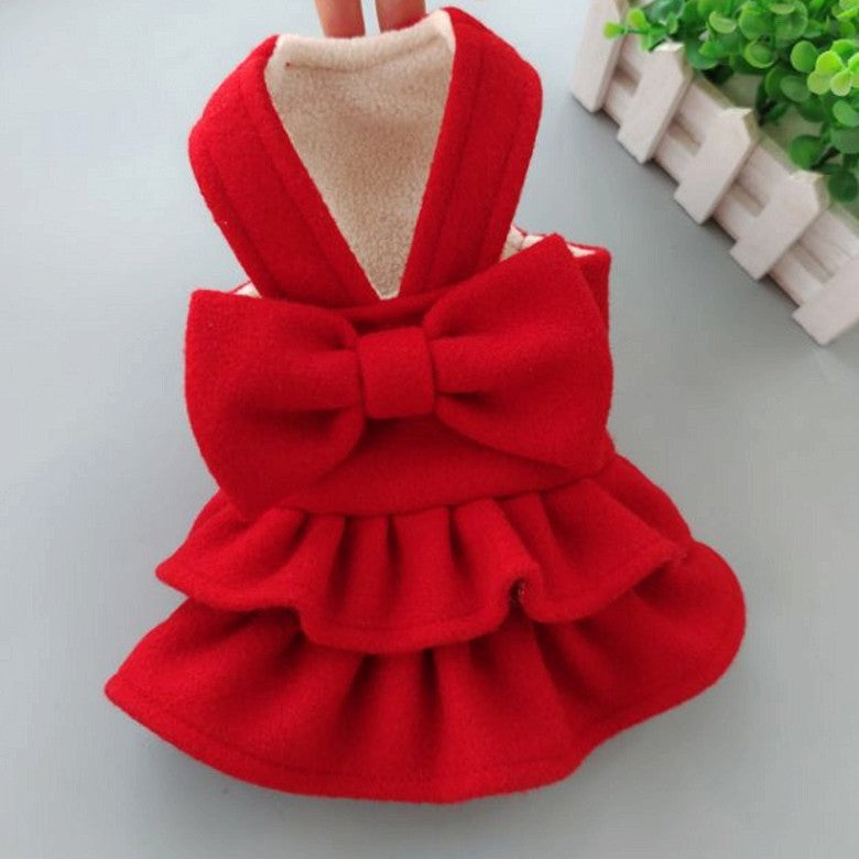 Pet Christmas Dress for Dogs & Cats – Festive Holiday Outfit