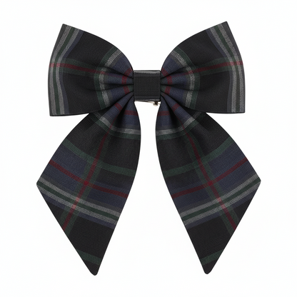 Adjustable British Style Plaid Bow Tie Pet Collar